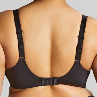 Sculptresse by Panache Roxie Plunge-rintaliivit Black Kaarituettu ja toppaamaton plungeliivi. 75-105, D-M 9586-BLK