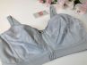 Royce Lingerie Fearne Comfort -rintaliivit edestä avattavat Light Grey-thumb Kaaritueton ja toppaamaton edestä avattava täyskuppiliivi  70-95, E-H 1425-GREY