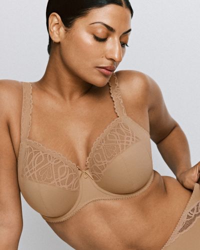 Primadonna Salerno UW Full Cup -rintaliivit - Candy Ginger Kaarituettu, toppaamaton täyskuppinen liivi sivutuella. 70-110, D-M 01635-30/35-CGI