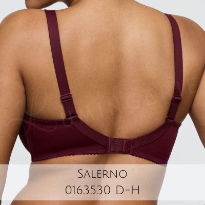 Primadonna Salerno UW Full Cup -rintaliivit - Evening Red Kaarituettu, toppaamaton täyskuppinen liivi sivutuella. 70-110, D-M 01635-30/35-EVR