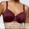 Primadonna Salerno UW Full Cup -rintaliivit - Evening Red-thumb Kaarituettu, toppaamaton täyskuppinen liivi sivutuella. 70-110, D-M 01635-30/35-EVR
