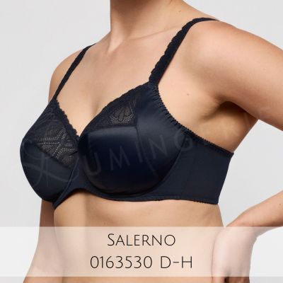 Primadonna Salerno UW Full Cup -rintaliivit Midnight Blue Kaarituettu, toppaamaton täyskuppinen liivi sivutuella. 70-110, D-M 01635-30/35-MID