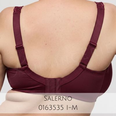 Primadonna Salerno UW Full Cup -rintaliivit - Evening Red Kaarituettu, toppaamaton täyskuppinen liivi sivutuella. 70-110, D-M 01635-30/35-EVR
