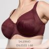 Primadonna Salerno UW Full Cup -rintaliivit - Evening Red-thumb Kaarituettu, toppaamaton täyskuppinen liivi sivutuella. 70-110, D-M 01635-30/35-EVR