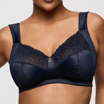 Primadonna Salerno NW Full Cup -rintaliivit - Midnight Blue Kaaritueton, toppaamaton täyskuppinen liivi sivutuella. 75-110, D-G 0163537-MID