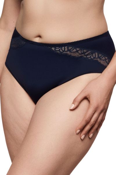 Primadonna Salerno Full Brief -alushousut Midnight Blue Pitsikoristeltu alushousut Salerno-sarjaan. M/40- 5XL/52 0563531-NAT