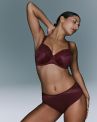 Primadonna Salerno Full Brief -alushousut - Evening Red-thumb Pitsikoristellut alushousut Salerno-sarjaan. M/40- 5XL/52 0563531-EVR