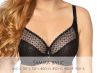 Gaia Lingerie Samira Soft -rintaliivit musta-thumb Kaarituettu, toppaamaton lähes täyskuppinen malli 65-105, D-L BS-874-CZA