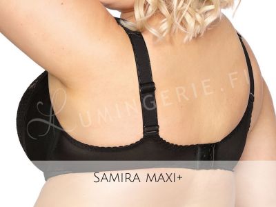 Gaia Lingerie Samira Soft -rintaliivit musta Kaarituettu, toppaamaton lähes täyskuppinen malli 65-105, D-L BS-874-CZA