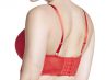 Parfait Lingerie Sandrine Plunge Longline -rintaliivit Racing Red-thumb Kaarituettu, syväänuurrettu longline-liivi 70-90, D-G P5351-RAD