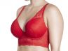 Parfait Lingerie Sandrine Plunge Longline -rintaliivit Racing Red-thumb Kaarituettu, syväänuurrettu longline-liivi 70-90, D-G P5351-RAD