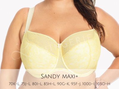 Gaia Lingerie Sandy Semi Soft -rintaliivit Honeysuckle Kaarituettu, puolitopattu 65-105, D-L BS-594-ZOL