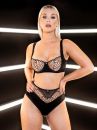 Scantilly by Curvy Kate Fallen Angel Balcony -rintaliivit musta-thumb Kaarituettu, toppaamaton matala balconetteliivi 65-85, E-L ST-012-100-BLK