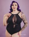 Scantilly by Curvy Kate Swerve NW -meshbody - Black-thumb Kaaritueton body säädettävillä ja muunneltavilla olkaimilla E-L-kuppikolle. S/36-38 - 2XL/52-54 ST040711-BLK