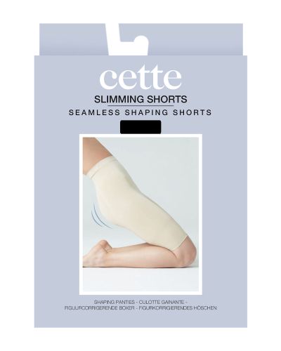 Cette Sculpt Seamless Shaping -lahkeelliset alushousut - Black Lahkeelliset muotoilevat alushousut normaalikorkealla vyötäröllä. S-4XL 545-902/Black