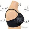 Sculptresse by Panache 9441B Activate UW NP -urheilurintaliivit Black Lace & Chalk-thumb Kaarituettu, toppaamaton urheiluliivi, jossa olkaimissa racerback-mahdollisuus. 75-105, D-O SCU-9441B-BLC