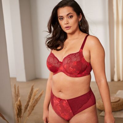 Sculptresse by Panache Arianna Full Brief -alushousut Deep Red  38-50 10272-RED