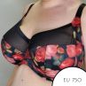 Sculptresse by Panache Bliss UW Full Cup -rintaliivit Rose Print-thumb Kaarituettu ja toppaamaton täyskuppinen liivi. 75-105, E-O 10685B-ROSE