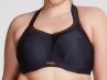 Sculptresse by Panache Sculptresse Sport 9441 urheilurintaliivit Black & Orange-thumb Kaarituettu, toppaamaton urheiluliivi, jossa olkaimissa racerback-mahdollisuus 75-105, D-K SCU-9441-BLK