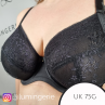 Sculptresse by Panache Roxie Plunge-rintaliivit Black-thumb Kaarituettu ja toppaamaton plungeliivi 75-105, D-H 9586-BLK