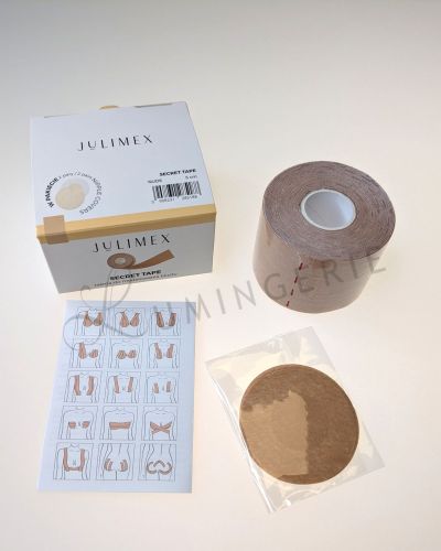 Julimex Accessories Secret Tape -rintateippi  2 väriä, 2 leveyttä, 5 m rulla JX-BA-20