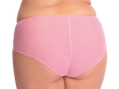 Nessa Selena Midi Brief -alushousut Sherbet Pink Alushousut pitsikoristeilla, normaalikorkea vyötärö 40-52 NO2-PNK