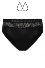 Sensual Hi-Waist Bikini -alushousut Light-Moderate Black