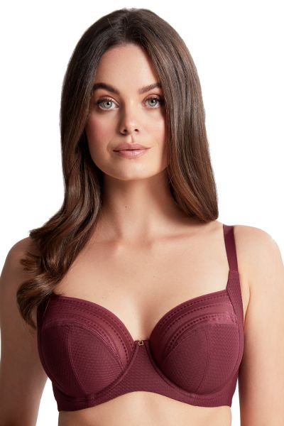 Panache Serene Full Cup -rintaliivit Dark Cherry Kaarituettu, toppaamaton, lähes täyskuppinen liivi 70-90, D-K 10305-DAY