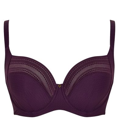 Panache Serene Full Cup -rintaliivit Aubergine Kaarituettu, toppaamaton, lähes täyskuppinen liivi. 65-90, D-K 10305-AUB