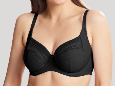 Panache Serene Full Cup -rintaliivit Noir Kaarituettu, toppaamaton, lähes täyskuppinen liivi 65-90, D-K 10305-NOR