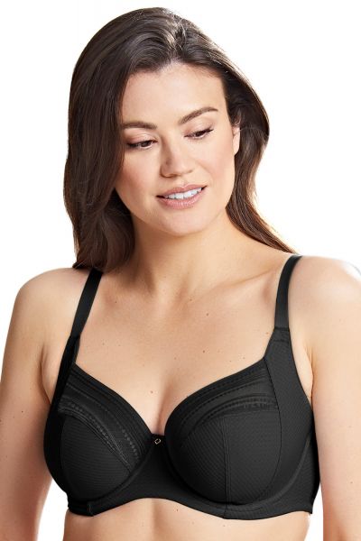 Panache Serene Full Cup -rintaliivit Noir Kaarituettu, toppaamaton, lähes täyskuppinen liivi 65-90, D-K 10305-NOR