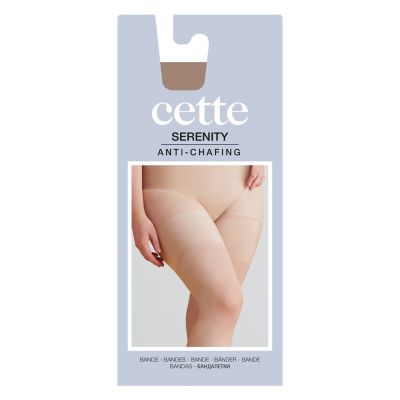 Cette Serenity Anti-Chafing Bands -reisisuojat Angel Joustavat ja keveät reisisuojat silikonireunoilla. A = 53-57 cm - F = 78-81 cm 519-971/ANGEL