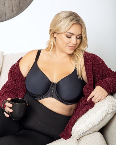 Parfait Shea UW Spacer -t-paitaliivit Black Kaarituettu, saumaton t-paitaliivi spacer-materiaalista. 65-95, D-H P6061-BLK