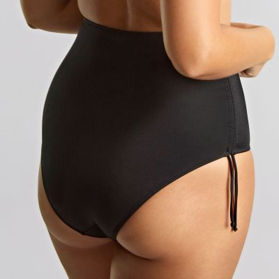 Panache Swimwear Signature Midi Gather Brief -bikinihousut Black  34-46 SW2049-BLK