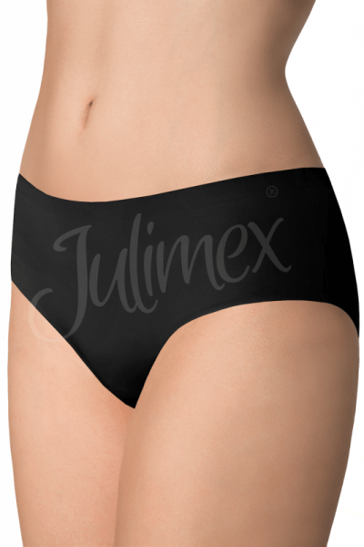 Julimex Lingerie Simple Panty -alushousut musta  S-XL / 34-44 SMPL-199/CZA