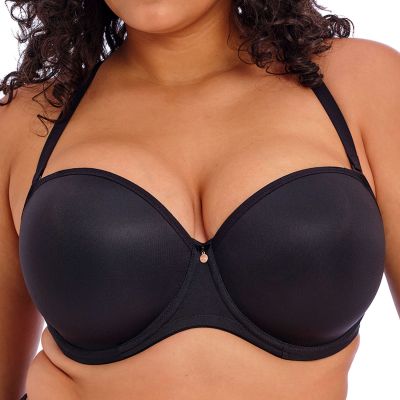 Elomi Smooth UW -olkaimettomat / multiway-rintaliivit - Black Kaarituettu, saumaton olkaimeton liivi, jossa muunneltavat olkaimet. 70-100, E-M EL4300-BLK