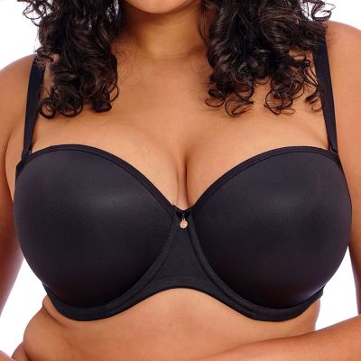 Elomi Smooth UW -olkaimettomat / multiway-rintaliivit - Black Kaarituettu, saumaton olkaimeton liivi, jossa muunneltavat olkaimet. 70-100, E-M EL4300-BLK