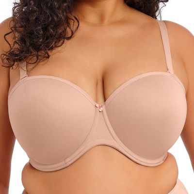 Elomi Smooth UW -olkaimettomat / multiway-rintaliivit - Sahara Kaarituettu, saumaton olkaimeton liivi, jossa muunneltavat olkaimet. 70-100, E-M EL4300-SAH