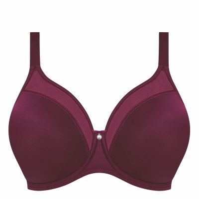 Elomi Smooth UW NP Moulded Full Cup -rintaliivit - Fig Kaarituettu, toppaamaton, muotoonprässätty t-paitaliivi. 70-110, E-M EL4301-FIG