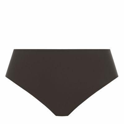 Elomi Smooth Full Brief -alushousut Black Korkeavyötäröiset, yksinkertaiset alushousut 40-50 EL4565-BLK