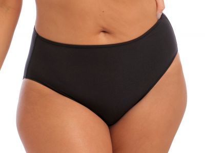 Elomi Smooth Full Brief -alushousut Black Korkeavyötäröiset, yksinkertaiset alushousut 40-50 EL4565-BLK