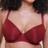 Curvy Kate Smoothie UW Moulded Spacer -rintaliivit - Deep Red-thumb Kaarituettu, saumaton ja sileä t-paitaliivi muunneltavilla olkaimilla. 65-105, E-M CK072104-DRE