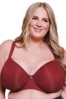 Curvy Kate Smoothie UW Moulded Spacer -rintaliivit - Deep Red-thumb Kaarituettu, saumaton ja sileä t-paitaliivi muunneltavilla olkaimilla. 65-105, E-M CK072104-DRE