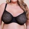 Curvy Kate Smoothie Lace UW NP Moulded Balcony -rintaliivit - Black-thumb Kaarituettu, saumaton joustopitsinen t-paitaliivi saumattomalla takaosalla. 65-105, E-M CK-106103-BLK