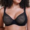 Curvy Kate Smoothie Lace UW NP Moulded Balcony -rintaliivit - Black-thumb Kaarituettu, saumaton joustopitsinen t-paitaliivi saumattomalla takaosalla. 65-105, E-M CK-106103-BLK