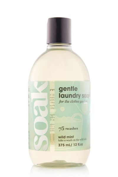 Soak Soak-hienopesuaine - Wild Mint - Big Bottle 375 ml pullo  