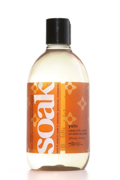 Soak Soak-hienopesuaine - Yuzu - Big Bottle 375 ml pullo  