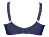 Plaisir Lingerie Sofia Soft Full Cup -rintaliivit Dark Blue-thumb Kaarituettu, toppaamaton, joustopitsinen täyskuppiliivi 80-110 D-I 1125-17/DAB