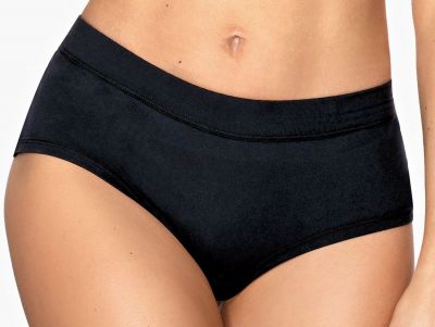 Bella Misteria Soft Touch -hipsterit musta Hipsterhousut pehmeää mikrokuitua M/38 - 4XL/48 BM-6-MA-11-CZA-FS2