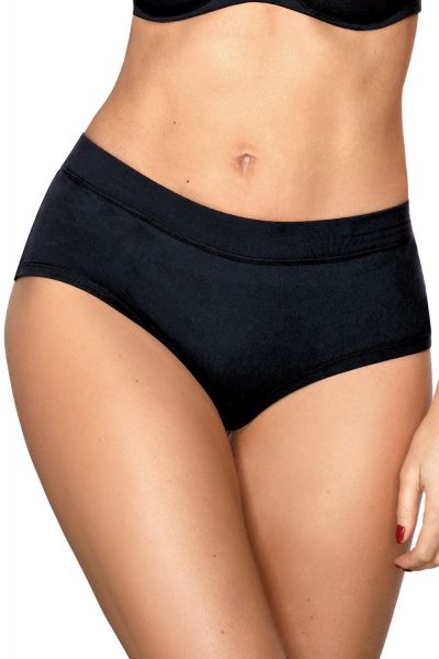 Bella Misteria Soft Touch -hipsterit musta Hipsterhousut pehmeää mikrokuitua M/38 - 4XL/48 BM-6-MA-11-CZA-FS2